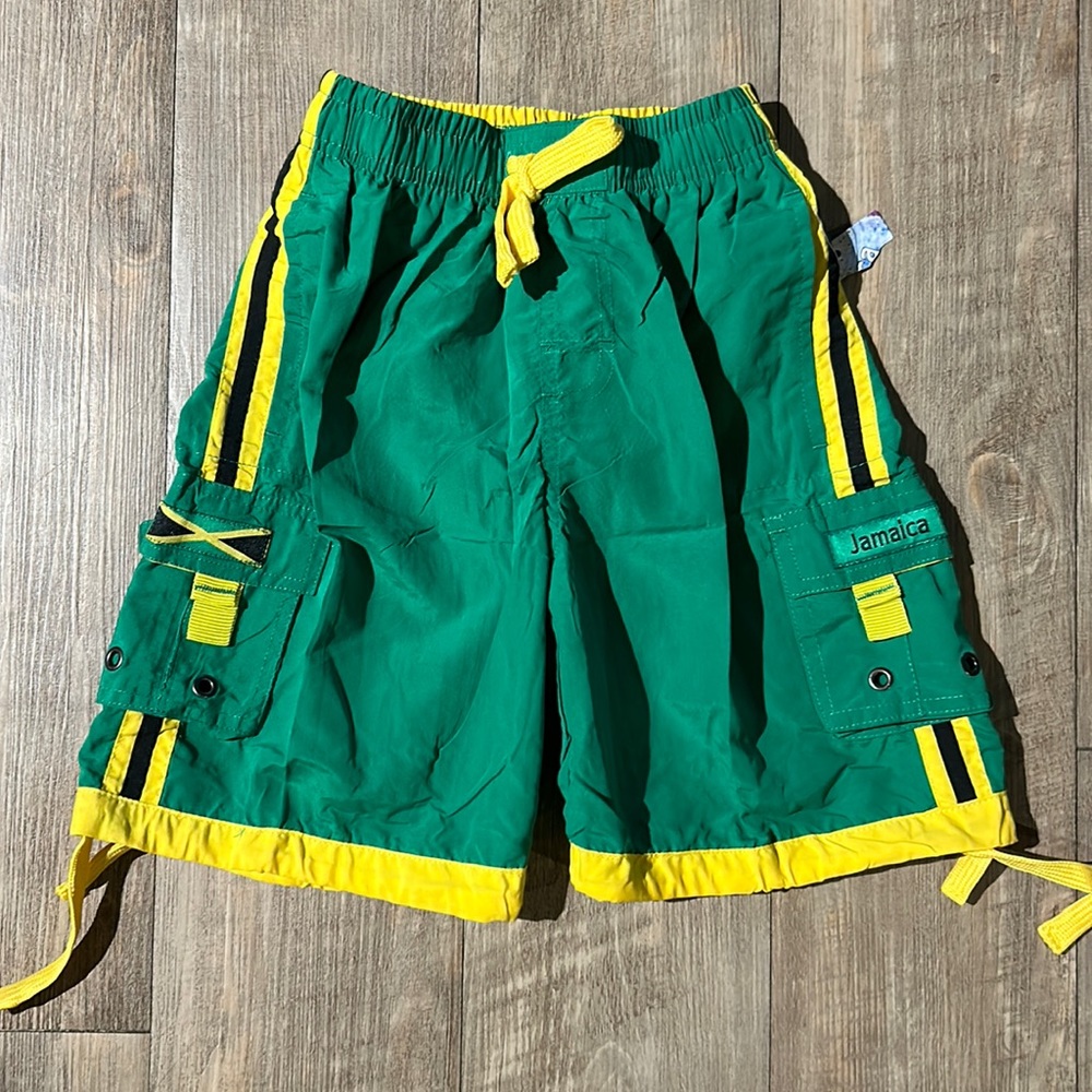 Boys “Jamaica” swim trunks
